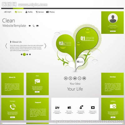 Web Design Vector Graphics for Website Building | Premium English Templates & UI Designs